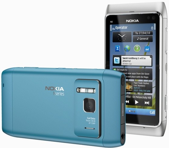 Nokia N8 Nokia N8 là chiếc smartphone vừa được ra mắt vào cuối năm 2010 của Nokia nhằm lấy lại vị thế trước sự vươn lên mạnh mẽ từ Apple, HTC, Samsung… Vì thế, chẳng lạ gì khi chiếc điện thoại này được trang bị một cấu hình mạnh mẽ cũng như một vẻ ngoài hào nhoáng, hợp thời trang.